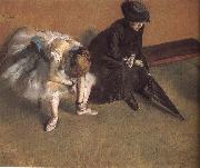 Edgar Degas Waiting oil on canvas